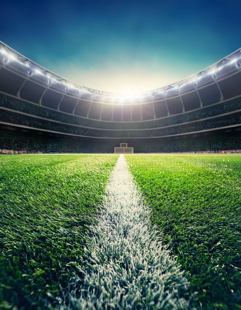 Firefly Football Field With Closeup On Grass 50492